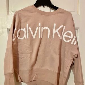 CALVIN KLEIN LIGHT PINK SWEATER